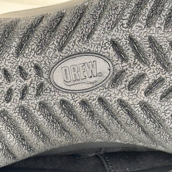 Drew Womens Black Ankle Boots With Fabric Upper & Manmade Balance Kalm Size 8.5W - Picture 8 of 9